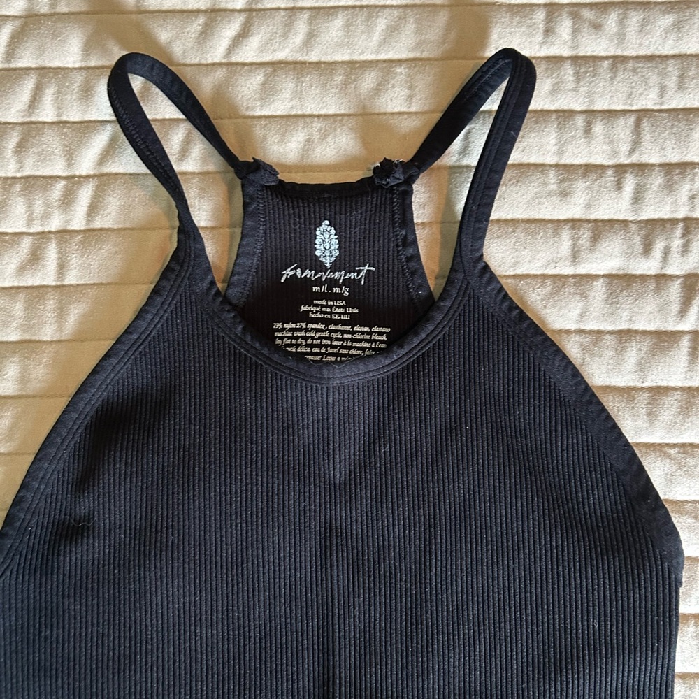 Free People Movement Ribbed Racerback Bodysuit - Picture 2 of 7